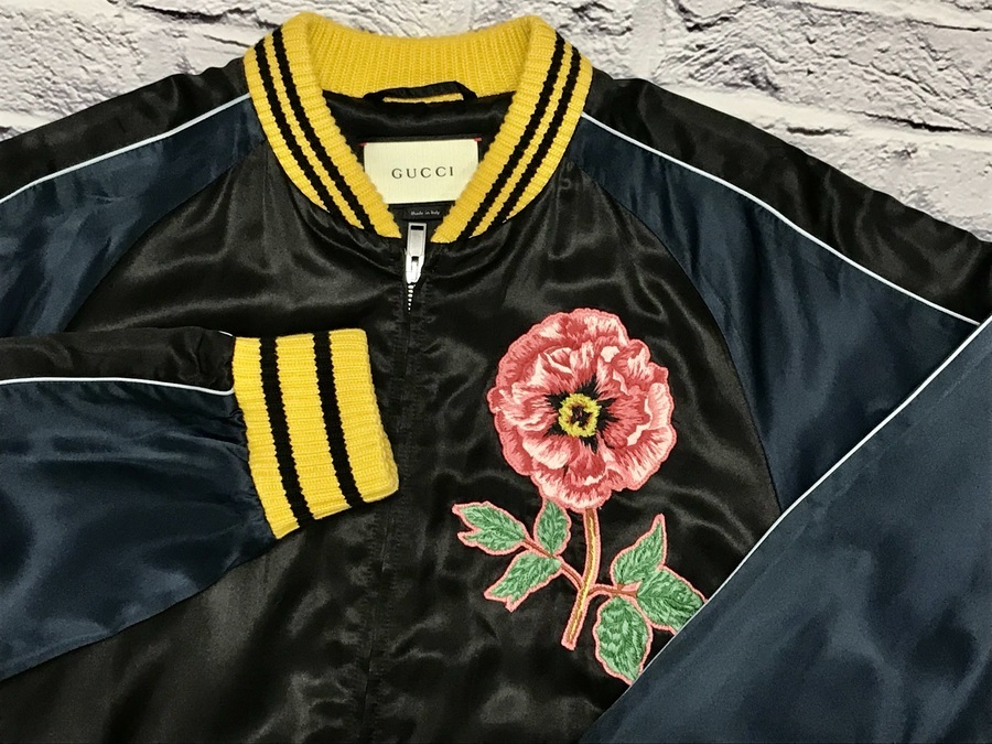 Archive Factory Gucci Shunga Embroidery Souvenir Jacket 502739 XR938