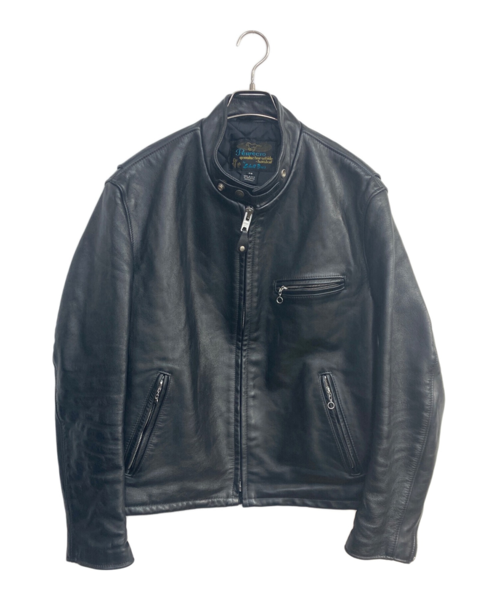 SCHOTT BROS. / ショット】シングルライダースホースレザージャケット