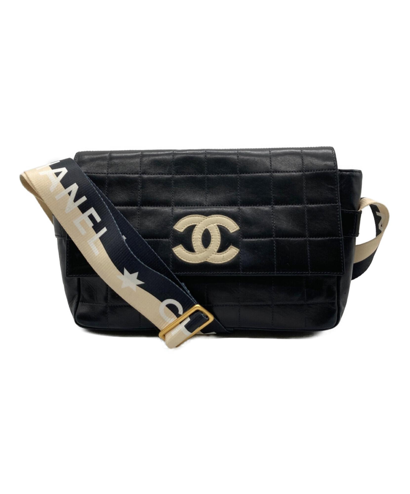 CHANEL / シャネル】チョコバー ラムスキン ショルダーバッグ | 時代を 
