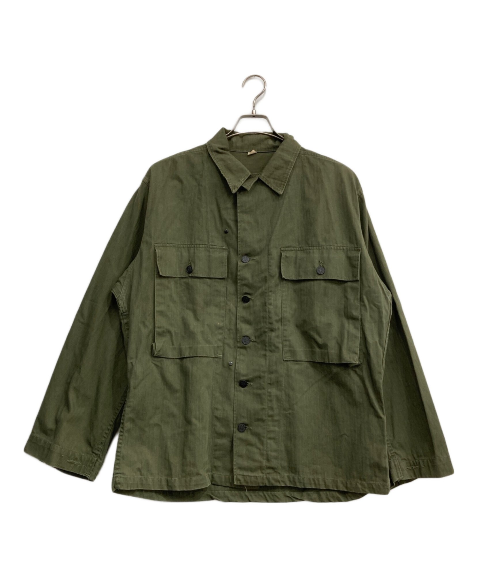 米軍実物 40年代 WW2 陸軍 HBT ヘリンボーン HAT US ARMY US ARMY / ユーエスアーミー】M-43 HBT ジャケット|40年代ミリタリーの