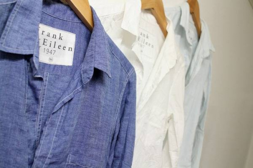 シャツワンピースのオープンカラーシャツ