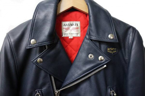 レザージャケットの東戸塚