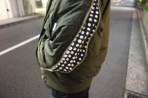 MA-1のI AM TAFFETA NYLON JACKET