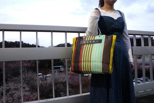 フラワーカフェショッピングバッグのラグジュアリーブランド