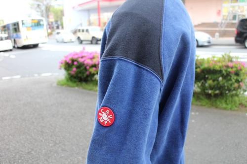 スウェットのOVERDYE PANEL