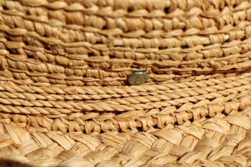 ラフィアハットのハット