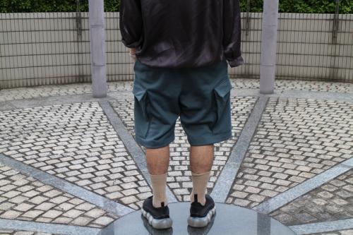 オーラリーのSWEAT SHORTS