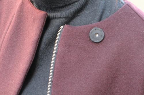 ロウシャのジャージーコクーンブルゾン