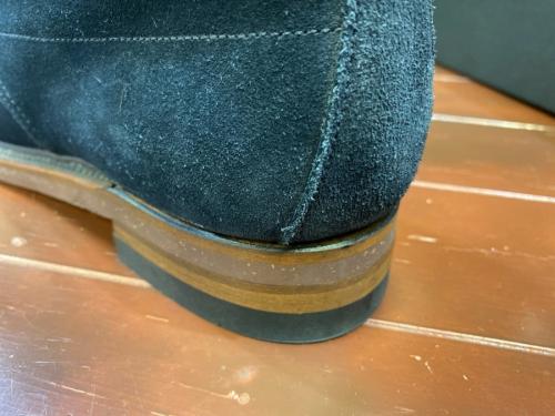 オールデンの別注スウェードブーツ