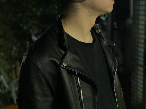 ジェームス グロースのカンサンラムレザーライダースジャケット