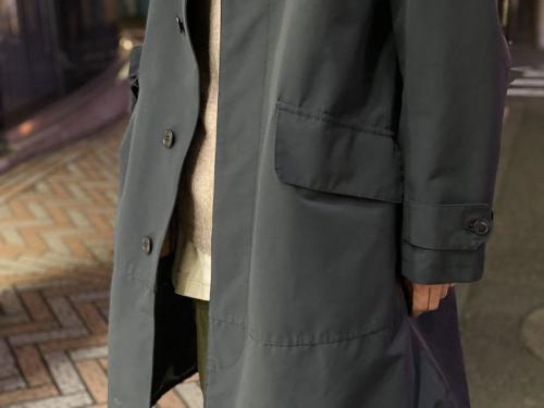 バーブァーのシングルブレステッドコート