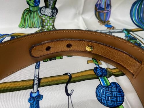 エルメスのオーストリッチレザーケリーベルト