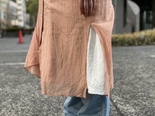 バンドカラーブラウスワンピースの買取強化