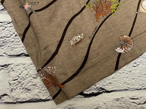 エルメスのオールド総柄S/Sカットソー