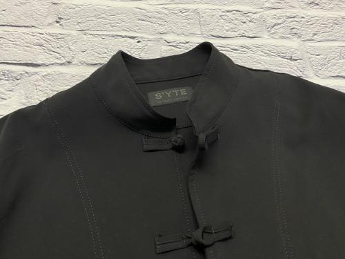 ポリレーヨンギャバジンストレッチチャイナジャケットの買取強化