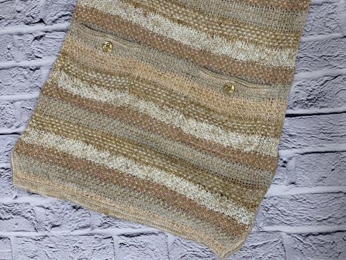 フクロウボタンS/SニットワンピースのP58181K07633