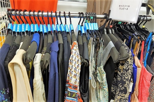 古着のリサイクルショップ
