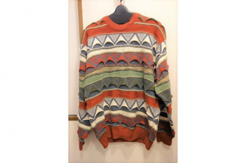 柄ニットの古着