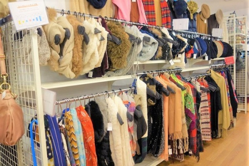 マフラーのストール