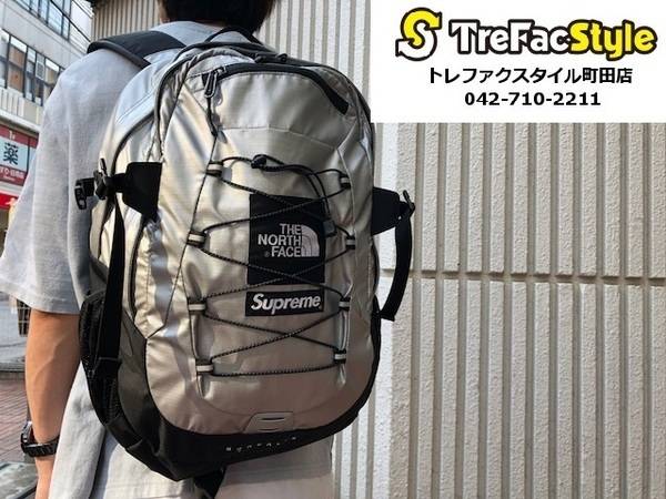 Supreme × The North Face メタリック バックパック