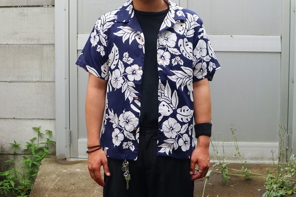 CUNE】【KU10EM54】アロハシャ・・・よくみるとウサギ！? シンプル 