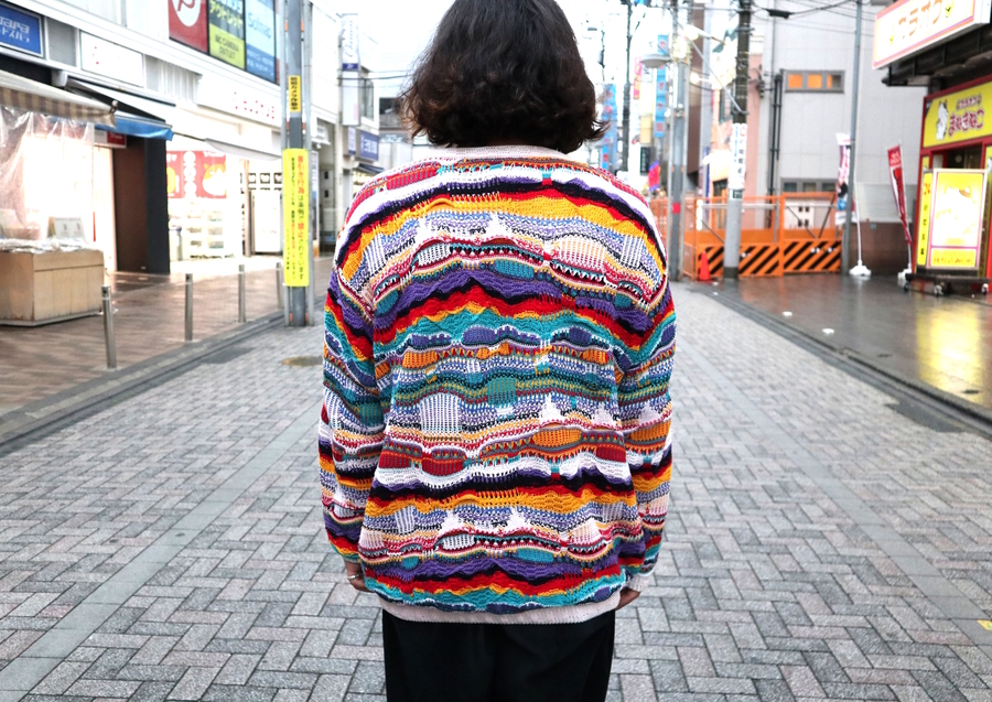 クージー ニット　セーター　好配色　新品・未使用・タグ付き　デッドストック ヴィンテージニットの王道、【COOGI／クージー】のニット入荷