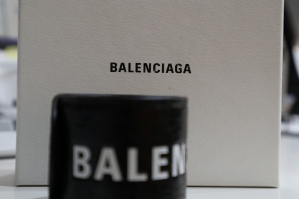ロゴプリントレザーサイクルブレスレット | BALENCIAGA
