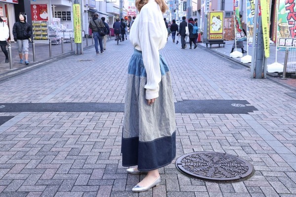visvim WMV ヴィズヴィム　デニムロングスカート visvim / WMV ヴィズヴィム / ダブリューエムブイ】から、デニム