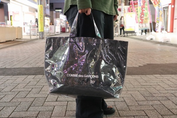 COMMEdesGARCONS PVCトートバッグ