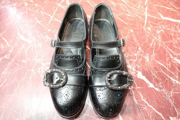 GUCCI/グッチ】よりウイングチップストラップシューズ(SIZE 25)が入荷