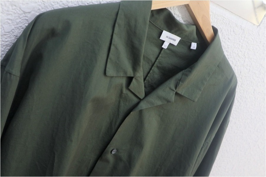 JIL SANDER/ジルサンダー】よりL/Sオープンカラーシャツ（SIZE