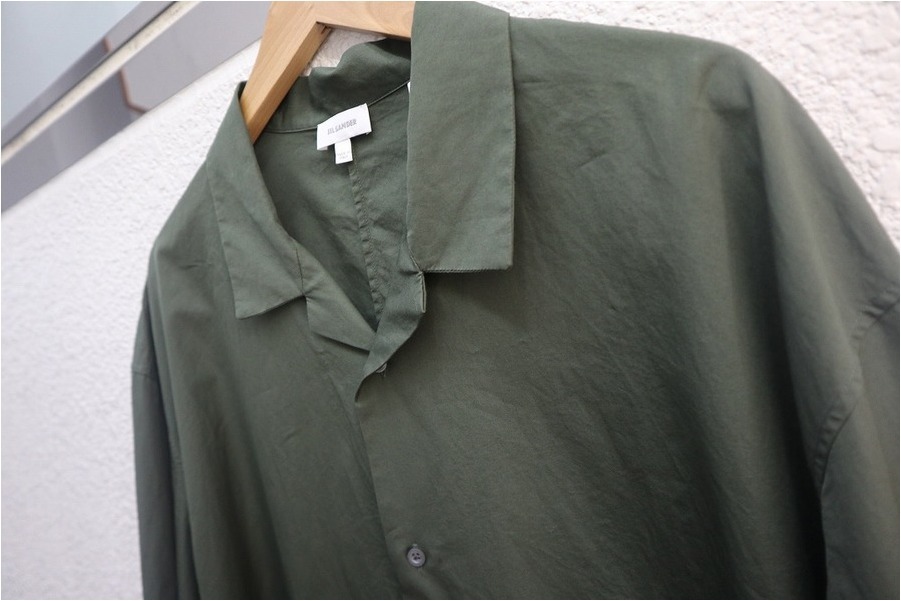 日本売れ筋ランキング 【タグ付新品】 JIL SANDER ジル サンダー オープンカラーシャツ シャツ