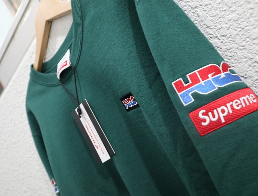 supreme HONDAコラボクルーネック