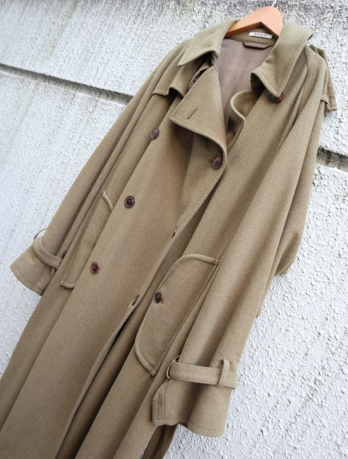 AURALEE WOOL CASHMERE FLANNEL COAT オーラリー