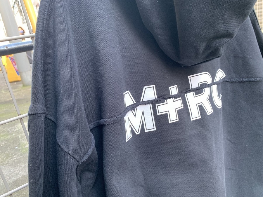 M+RC NOIR BLUE "NO BASIC" HOODIE S