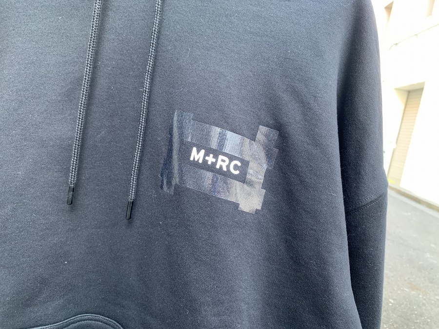 M+RC NOIR BLUE "NO BASIC" HOODIE S