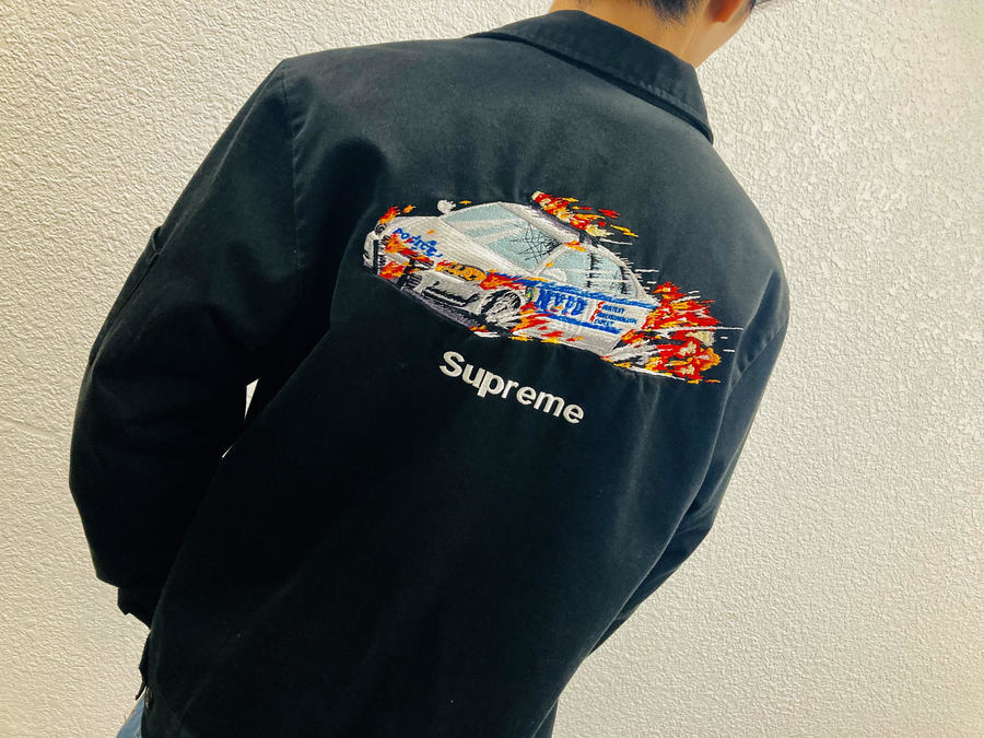 Supreme Cop Car Embroidered Work Jacketブルゾン - ブルゾン