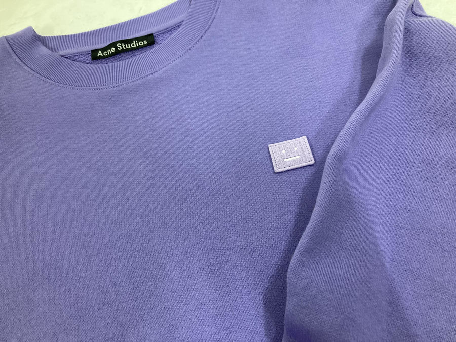 Acne Studios アクネ フェイスパッチオーバーサイズスウェットシャツ