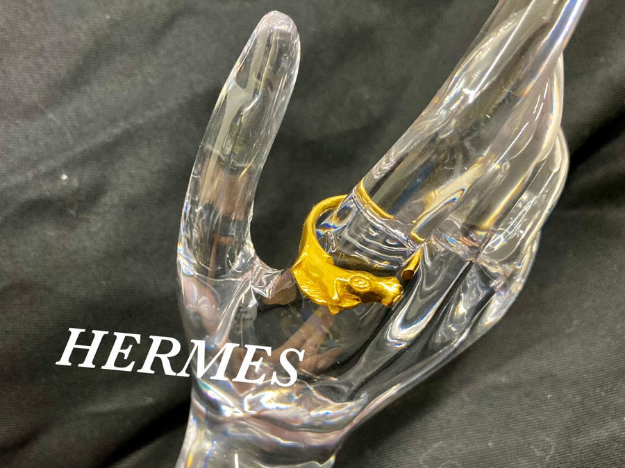 買取強化ブランド【HERMES/エルメス】シュバルホースリング（SIZE 11号