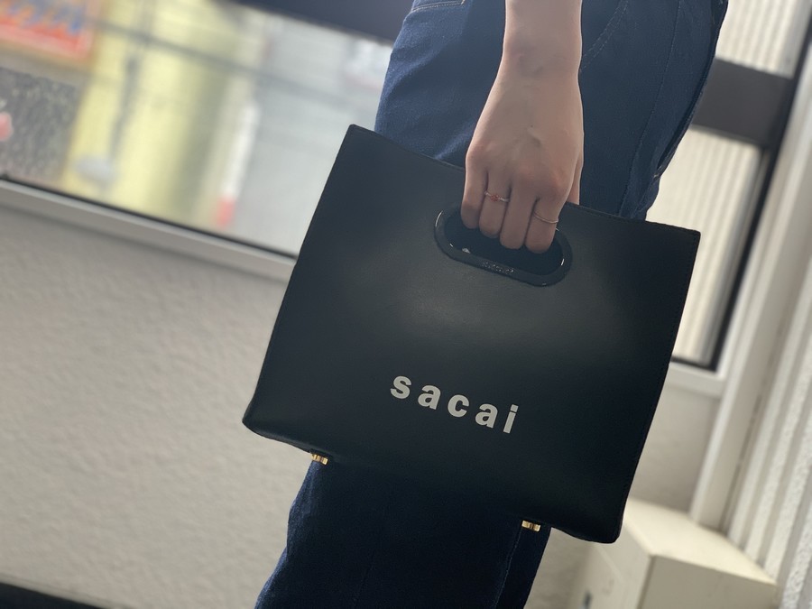 【希少】Sacai トートバッグ ハンドバッグ サカイ ロゴ