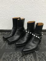 ジョンローレンサリバン　リザード型押し　ポインデッドトゥブーツ ジョンローレンサリバン リザード型押し ポインデッドトゥブーツ