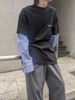 BALENCIAGA　バレンシアガ　変形デザインカットソー　ライトグレー BALENCIAGAバレンシアガ変形デザインカットソーライトグレー