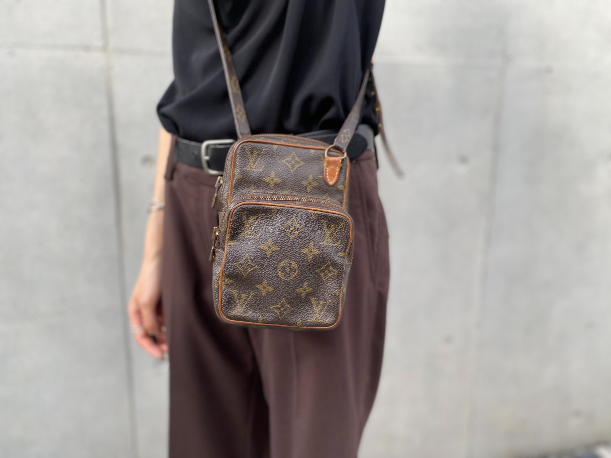 LOUIS VUITTON ミニアマゾン ショルダーバッグ モノグラム