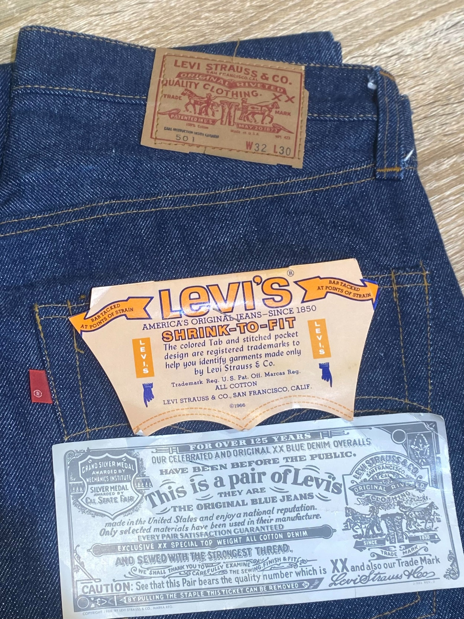 Levi's/リーバイス】66前期 501ヴィンテージデニムパンツのご