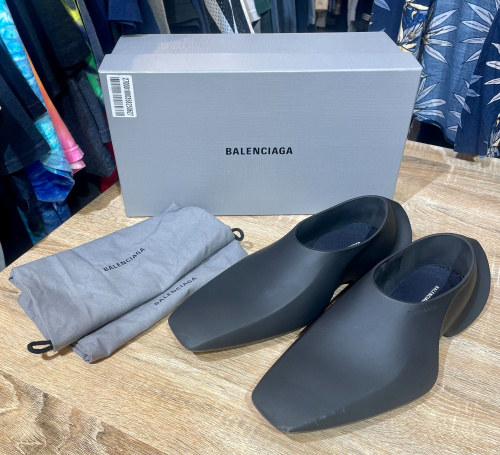 BALENCIAGA スペースシューズ　43 ジャンピエールポルナレフ BALENCIAGA】22SS SPACE SHOE マットブラック (BALENCIAGA