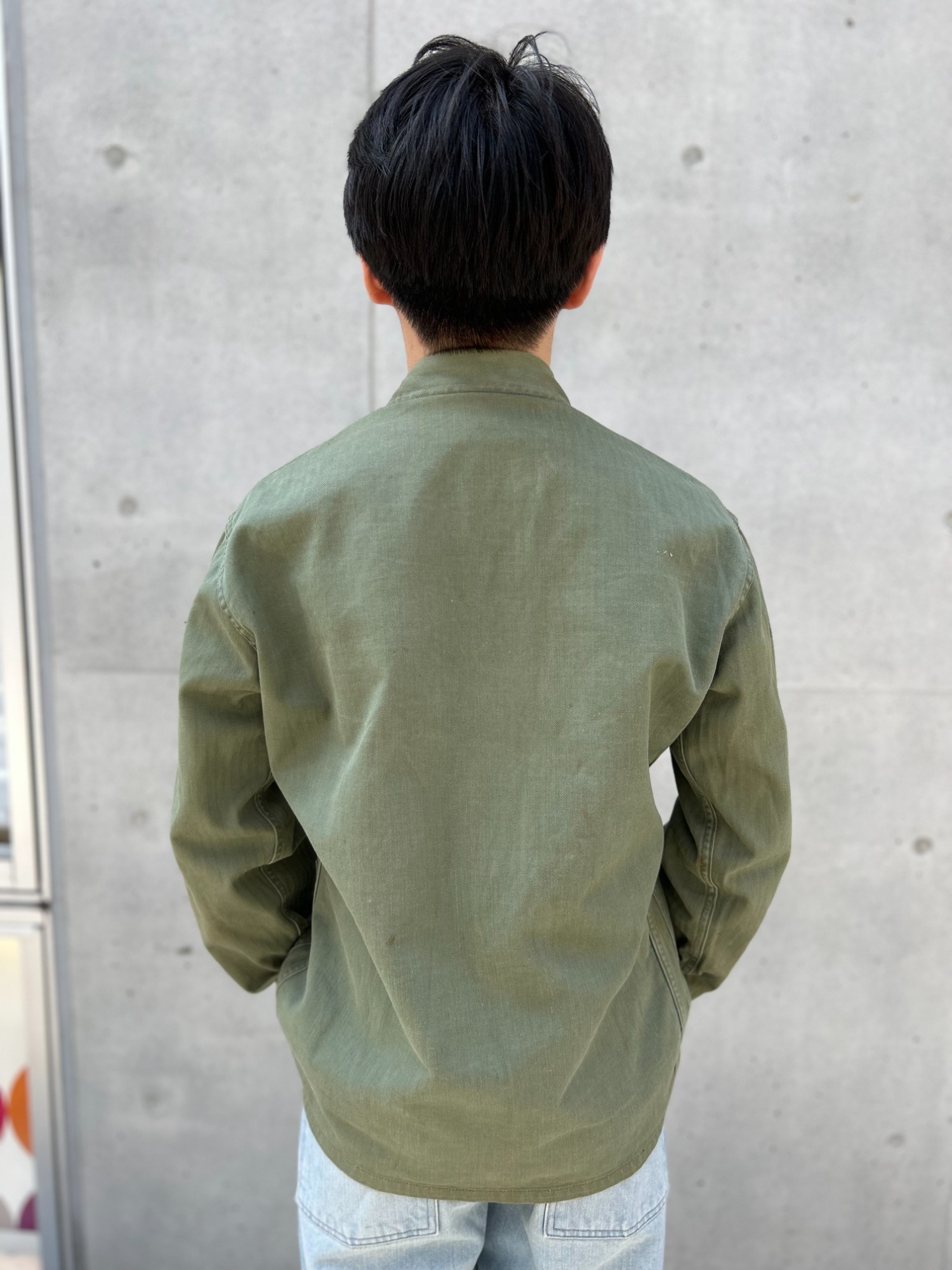 個人装備 p47hbt USMC /ユーエスエムシー】P-47 HBT UTILITY JACKETを使った