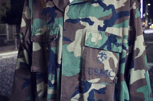 ミリタリージャケットのリメイク