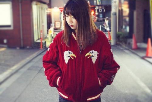 スカジャンのアウター