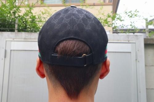 グッチのｵﾘｼﾞﾅﾙGGｳｪﾋﾞﾝｸﾞﾗｲﾝｷｬｯﾌﾟ