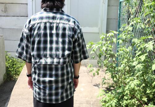 テンボックスのオープンカラーシャツ